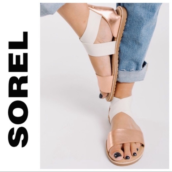 Sorel Shoes - Sorel Ella Sandals Warm Rose Gold Size 6